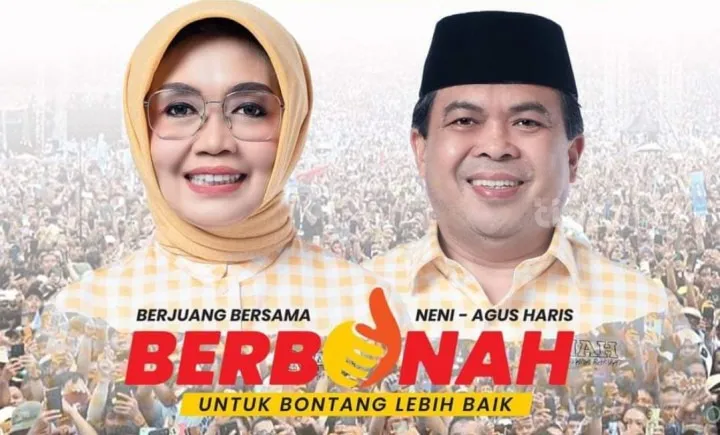 Satu-Satunya Lembaga Terdaftar di KPU Bontang Rilis Hasil Survei, Neni Moerniaeni-Agus Haris Unggul
